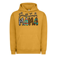 Pigment Peanut Butter small town mama Urban Hoodie - CowhideDigitalArt