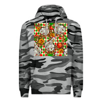 Slate Camo christmas leopard duck Premium Hoodie - FaDigitalArtStudio