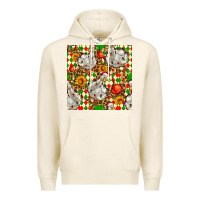 Tofu christmas leopard duck Premium Hoodie - FaDigitalArtStudio