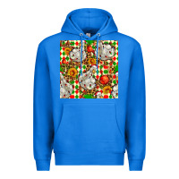 True Royal christmas leopard duck Premium Hoodie - FaDigitalArtStudio