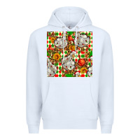 White christmas leopard duck Premium Hoodie - FaDigitalArtStudio