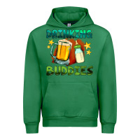 Emerald drinking buddies with baby bottle and beer Urban Hoodie - HRA Design Shop