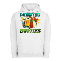 Pigment Lunar Rock drinking buddies with baby bottle and beer Urban Hoodie - HRA Design Shop