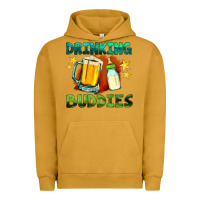 Pigment Peanut Butter drinking buddies with baby bottle and beer Urban Hoodie - HRA Design Shop