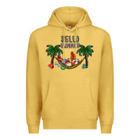 Antique Gold hello summer Premium Hoodie - CowhideDigitalArt