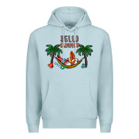 Blue Mist hello summer Premium Hoodie - CowhideDigitalArt