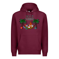 Burgundy hello summer Premium Hoodie - CowhideDigitalArt