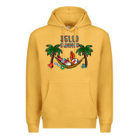 Mustard hello summer Premium Hoodie - CowhideDigitalArt