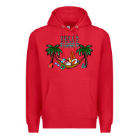 Red hello summer Premium Hoodie - CowhideDigitalArt