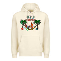 Sandshell hello summer Premium Hoodie - CowhideDigitalArt