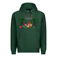 Sports Green hello summer Premium Hoodie - CowhideDigitalArt