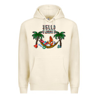 Tofu hello summer Premium Hoodie - CowhideDigitalArt