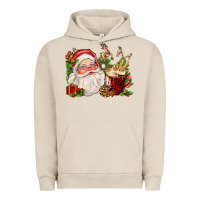 Pigment French Oak santa and hot cocoa cup Urban Hoodie - FaDigitalArtStudio