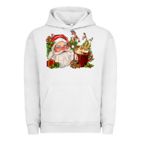Pigment Lunar Rock santa and hot cocoa cup Urban Hoodie - FaDigitalArtStudio