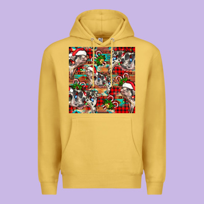Christmas Pig  Aztec Premium Hoodie Designed By Fadigitalartstudio