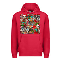 Cardinal christmas pig  aztec Premium Hoodie - FaDigitalArtStudio