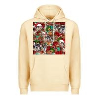 Pina Colada christmas pig  aztec Premium Hoodie - FaDigitalArtStudio