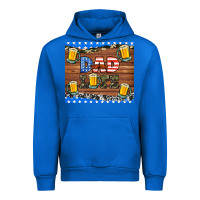 Cobalt dad life with beers Urban Hoodie - HRA Design Shop