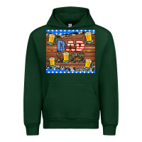 Forest Green dad life with beers Urban Hoodie - HRA Design Shop