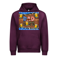 Mauve Wine dad life with beers Urban Hoodie - HRA Design Shop