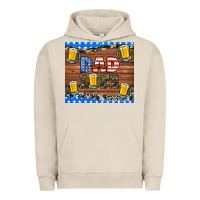 Pigment French Oak dad life with beers Urban Hoodie - HRA Design Shop