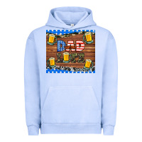 Pigment Grape Ice dad life with beers Urban Hoodie - HRA Design Shop