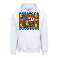 White dad life with beers Urban Hoodie - HRA Design Shop