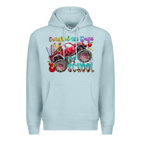 Blue Mist crushed 100 days of school Premium Hoodie - RacoonDesign