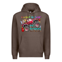Coffee crushed 100 days of school Premium Hoodie - RacoonDesign