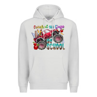 Dove Grey crushed 100 days of school Premium Hoodie - RacoonDesign