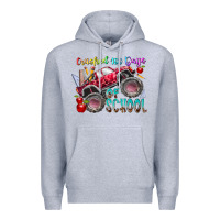 Heather Grey crushed 100 days of school Premium Hoodie - RacoonDesign