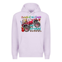 Lilac crushed 100 days of school Premium Hoodie - RacoonDesign