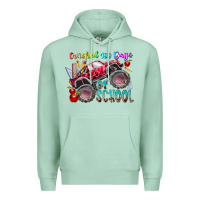 Seafoam crushed 100 days of school Premium Hoodie - RacoonDesign