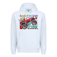 White crushed 100 days of school Premium Hoodie - RacoonDesign