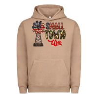 Pigment Burro small town usa Urban Hoodie - CowhideDigitalArt