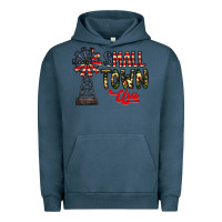 Pigment Midnight Navy small town usa Urban Hoodie - CowhideDigitalArt