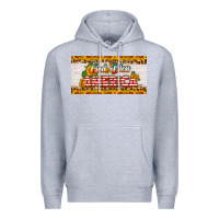 Heather Grey god bless america sunflower license plate Premium Hoodie - HRA Design Shop