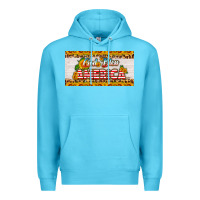 Ocean Blue god bless america sunflower license plate Premium Hoodie - HRA Design Shop