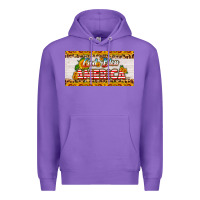 Purple god bless america sunflower license plate Premium Hoodie - HRA Design Shop