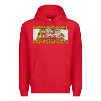 Red god bless america sunflower license plate Premium Hoodie - HRA Design Shop