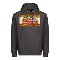 Smoke god bless america sunflower license plate Premium Hoodie - HRA Design Shop