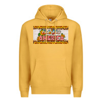 Mustard god bless america sunflower license plate Premium Hoodie - HRA Design Shop