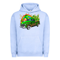 Pigment Grape Ice st patricks shamrock gold rainbow balloon candy truck Urban Hoodie - FaDigitalArtStudio