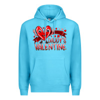Ocean Blue daddy is valentine Premium Hoodie - RacoonDesign