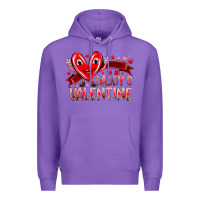 Purple daddy is valentine Premium Hoodie - RacoonDesign