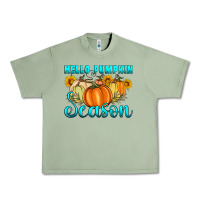 Oil Green hello pumpkin season Urban Heavy Tee - Artiststas