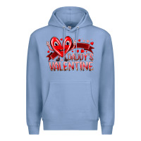 Colony Blue daddy is valentine Premium Hoodie - RacoonDesign