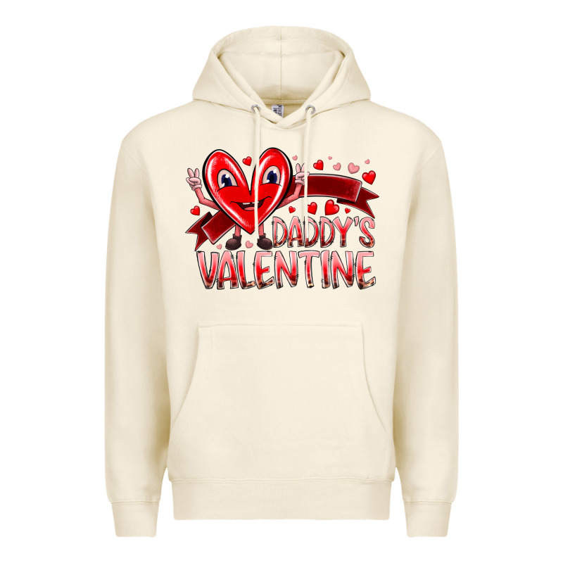 Daddy Is Valentine Premium Hoodie by RacoonDesign | Teevron