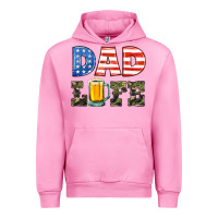 Fuchsia Pink dad life Urban Hoodie - HRA Design Shop
