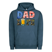 Pigment Midnight Navy dad life Urban Hoodie - HRA Design Shop
